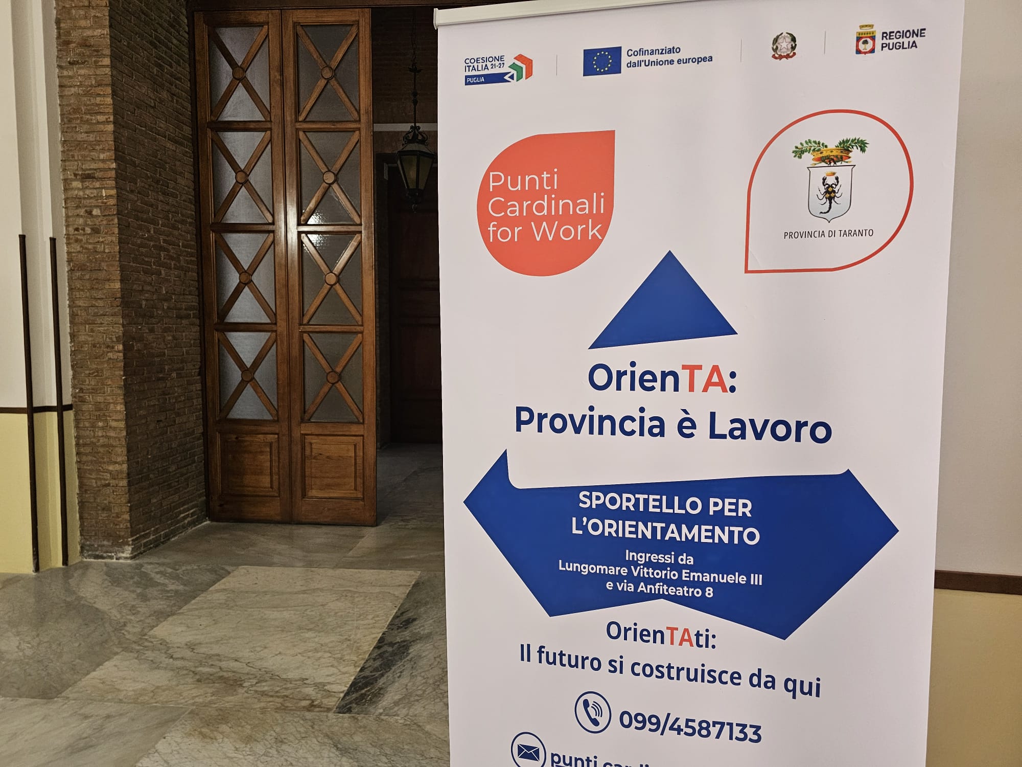 Punti Cardinali: dal 29 giugno è aperto l'Orientation Desk della Provincia di Taranto