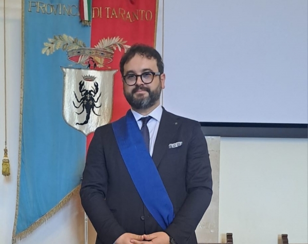 Gianfranco Palmisano si insedia come Nuovo Presidente della Provincia di Taranto