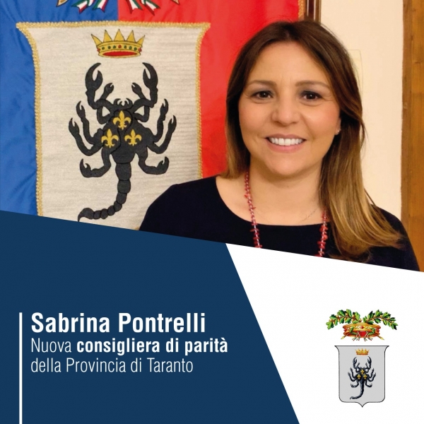 Sabrina Pontrelli è la nuova consigliera di parità