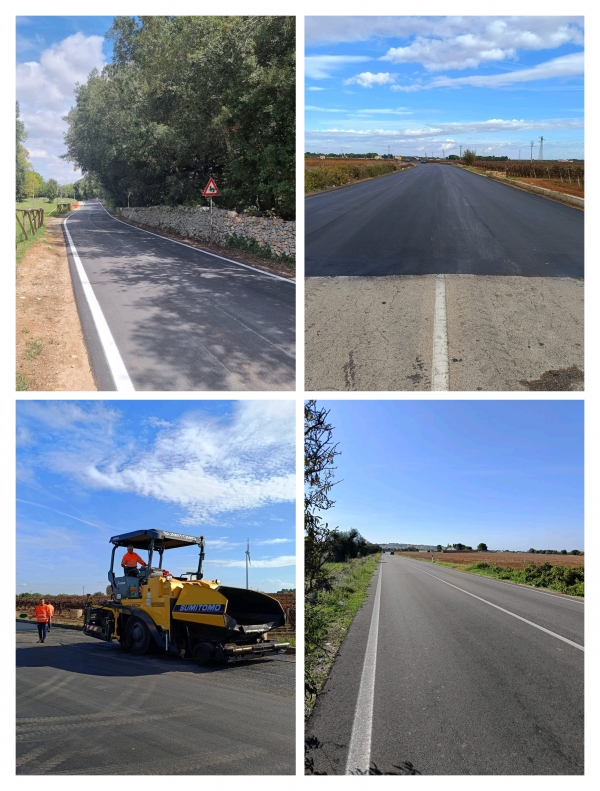 Continuano i lavori di ammodernamento e messa in sicurezza delle strade provinciali